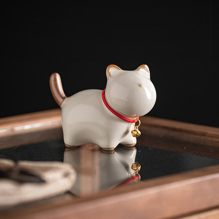 Maneki Neko Keramik Mini Wohnzimmer