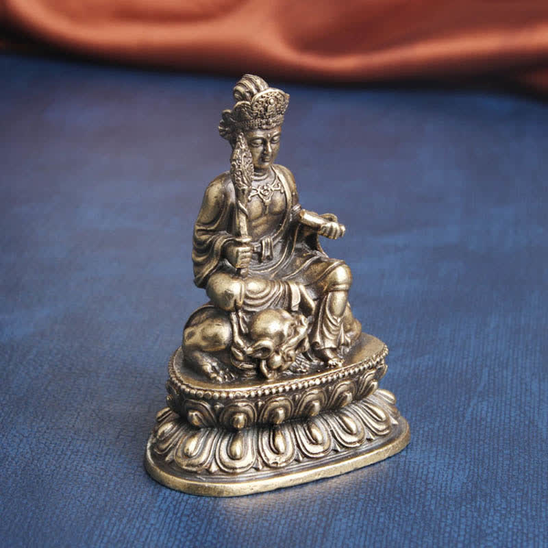 Manjusri Bodhisattva Kupfer Serenität Feng Shui