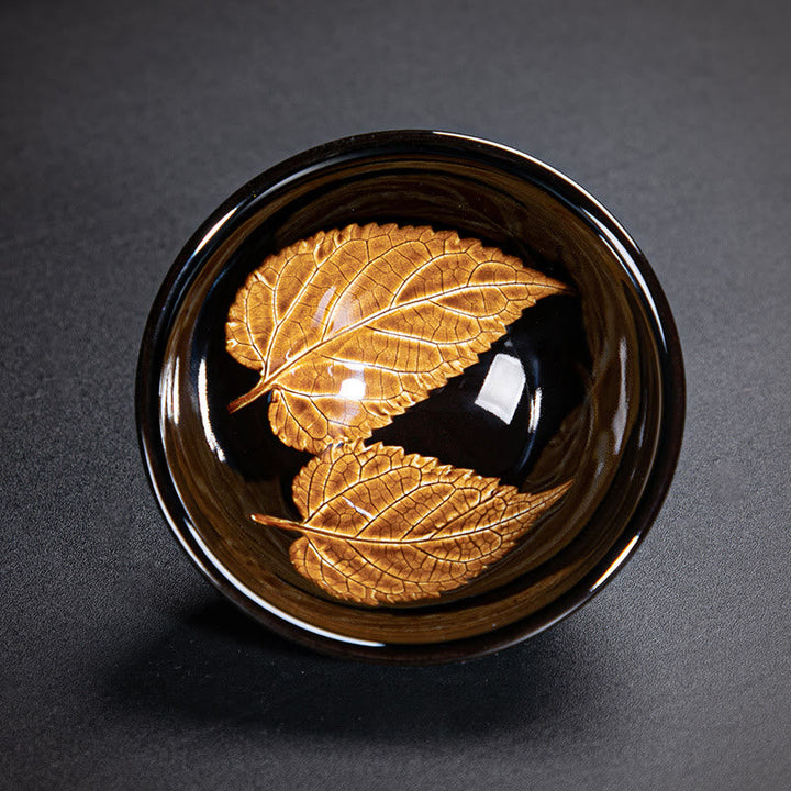 Matcha Schale Goldahorn Tenmoku Jianzhan