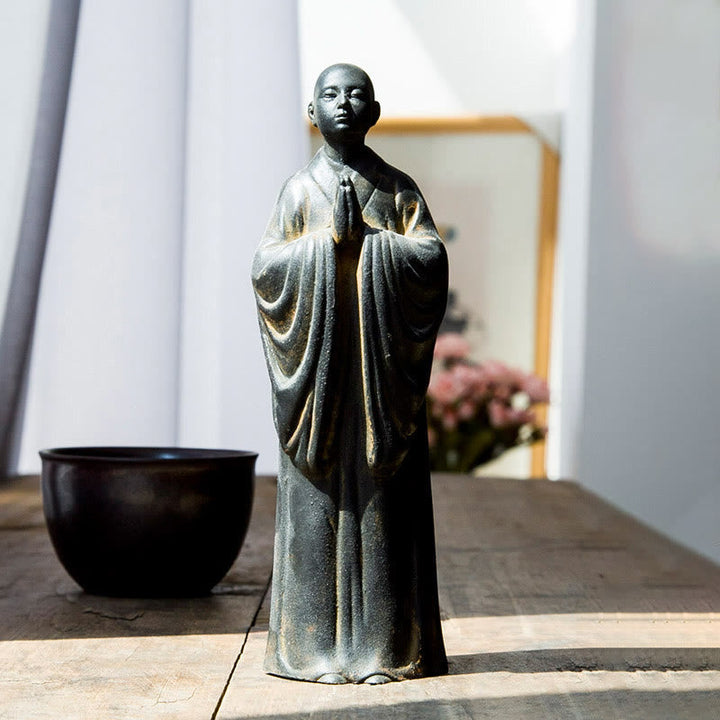 Meditation Buddha Eisen Rost