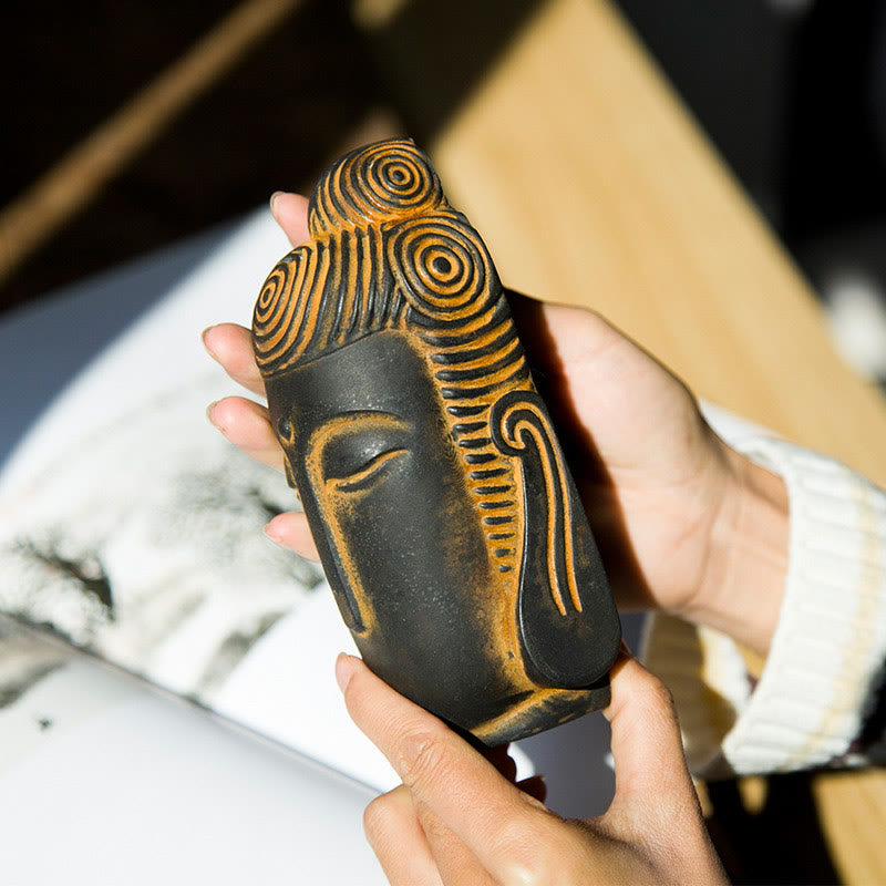 Meditation Buddha Geschlossene Augen Geschenk