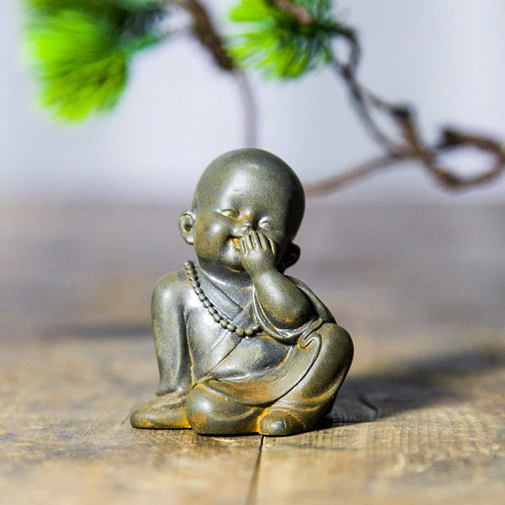 Meditation Buddha Klein Schreibtisch Deko