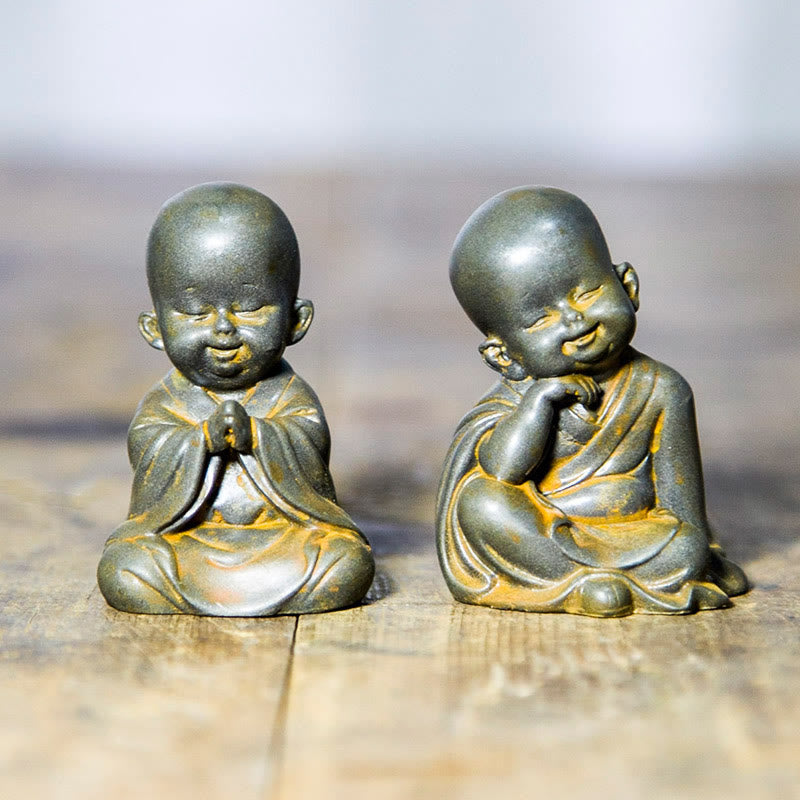 Meditation Buddha Klein Schreibtisch Feng Shui