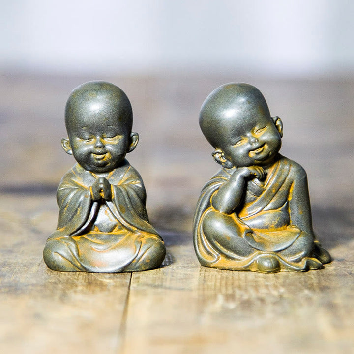 Meditation Buddha Klein Schreibtisch Feng Shui