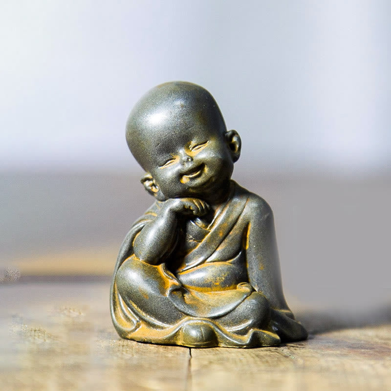 Meditation Buddha Klein Schreibtisch Geschenk
