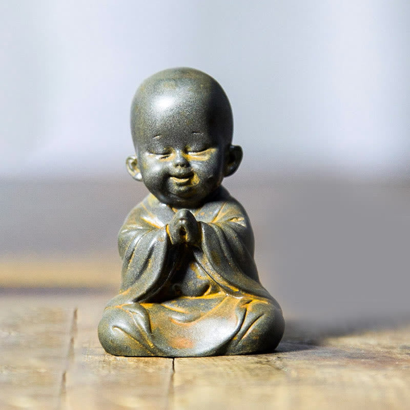 Meditation Buddha Klein Schreibtisch Statue