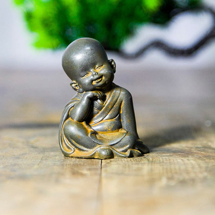 Meditation Buddha Klein Schreibtisch Wohnzimmer