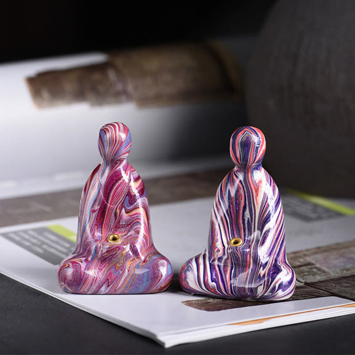 Meditation Buddha Mini Ebenholz Frieden Deko