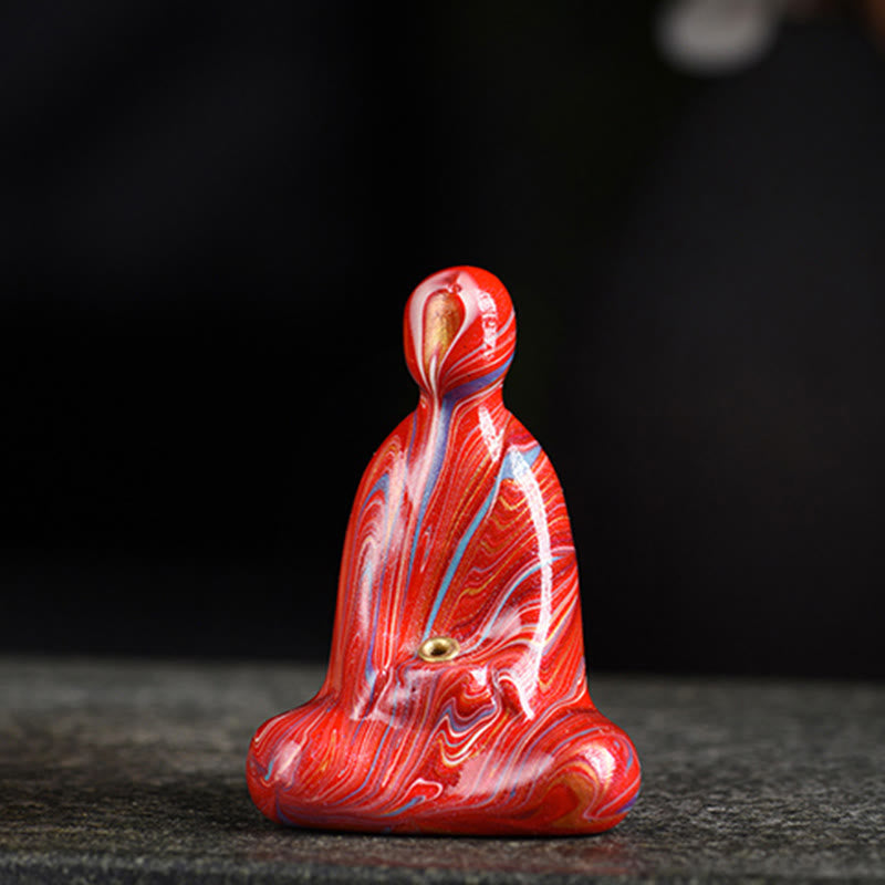 Meditation Buddha Mini Ebenholz Frieden Wohnzimmer
