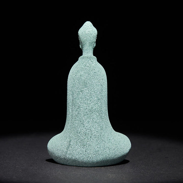 Meditation Buddha Sandstein Figur Geschenk