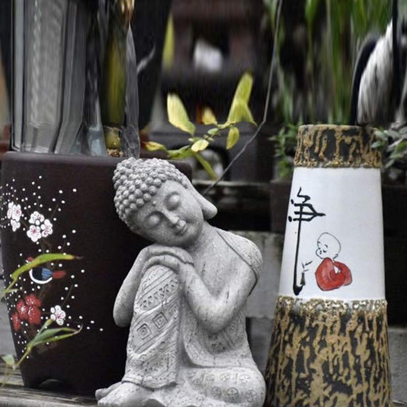 Meditation Buddha Segen Tibetisch Wohnzimmer