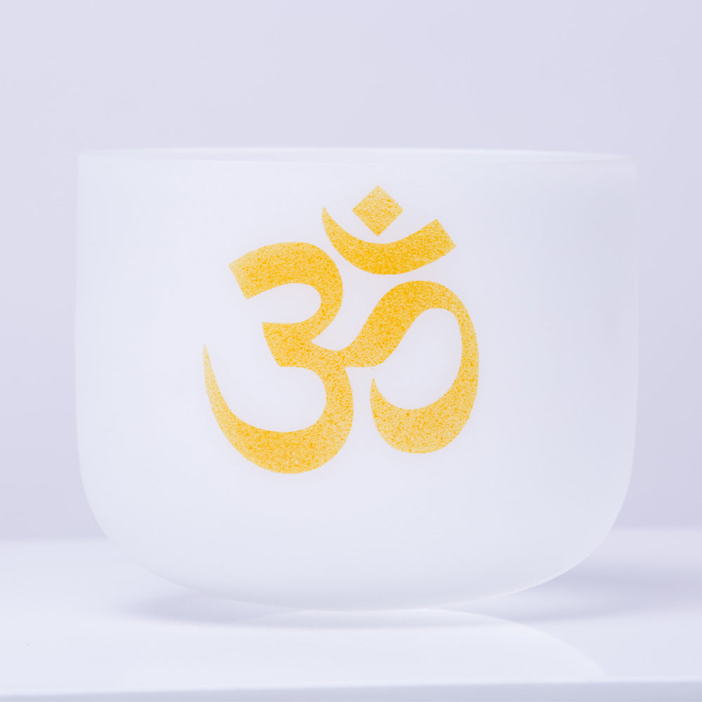 Meditation Klangschalen OM Kristall Schutz