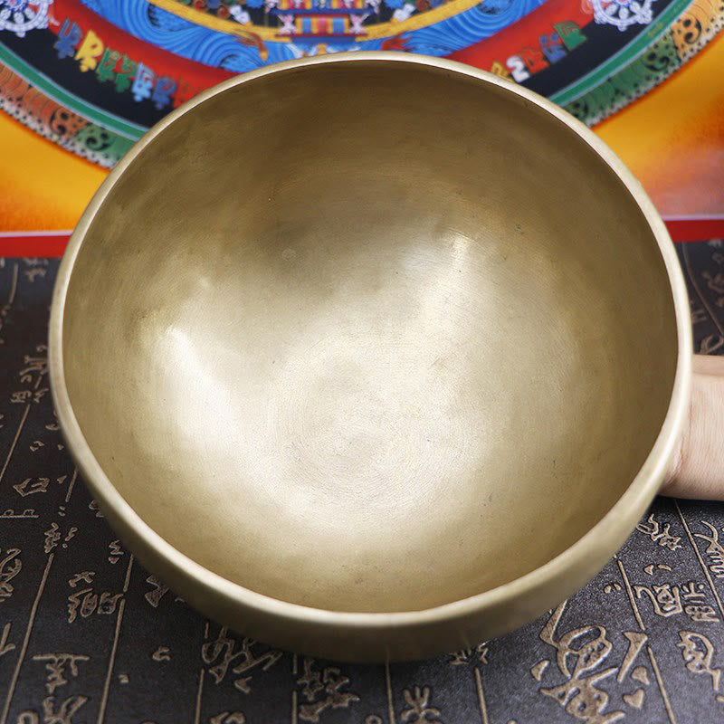 Meditation Mit Klangschale Nepal Gold Yoga