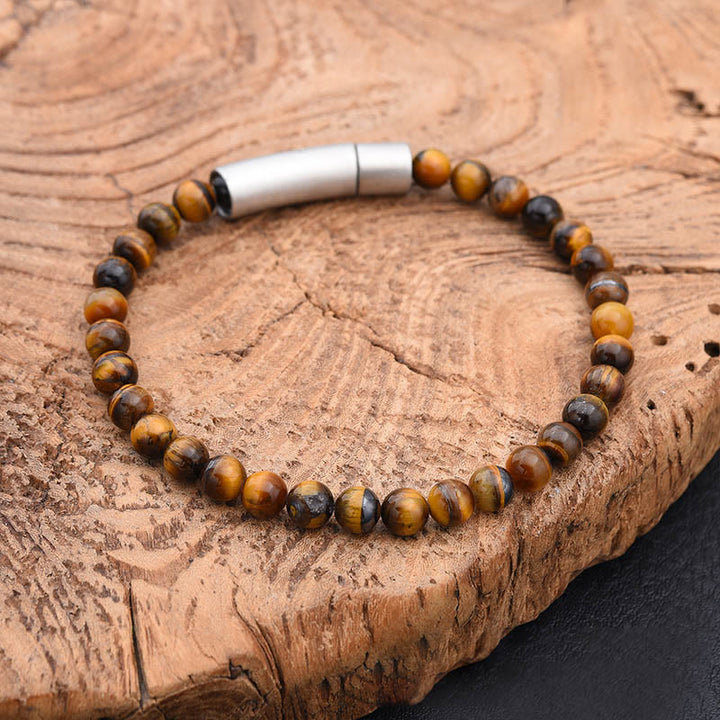 Armband Tigerauge Türkis – Positivität