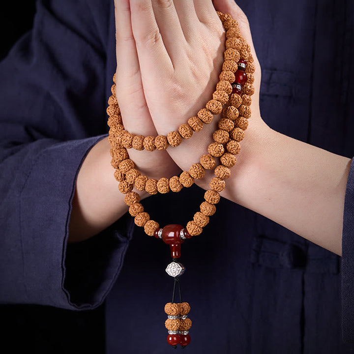 Armband Bodhi-Samen Dzi-Perle Glück Mala Gebet Meditation Handgelenk Schutz