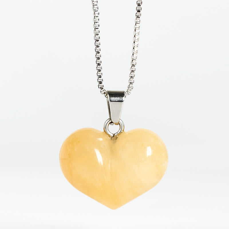 Kette Amethyst Topas Rosenquarz Herz – Balance