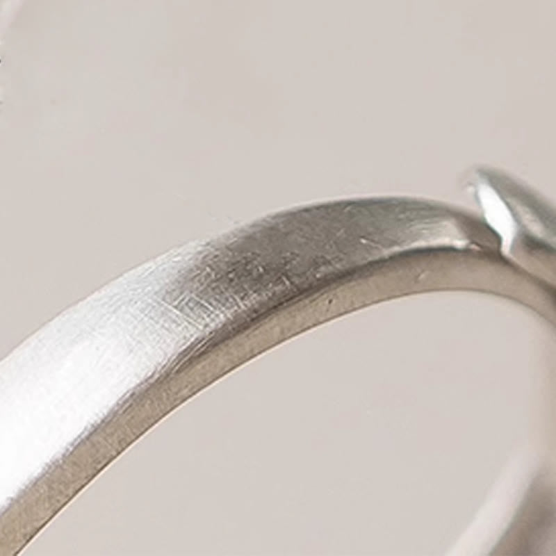 Ring 925 Silber Obsidian Schutz Energie für positive Kraft