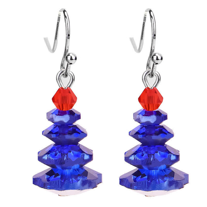 Ohrringe Amethyst Weihnachtsbaum Royal Blue