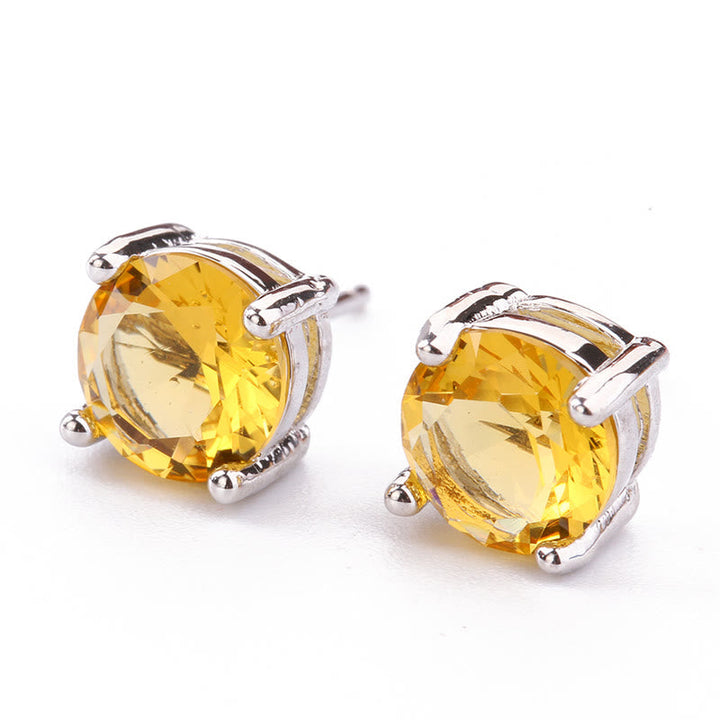 Ohrringe Edelsteine Liebe Citrine