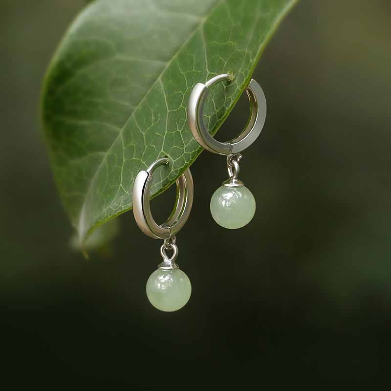 Ohrringe Jade – Wohlstand