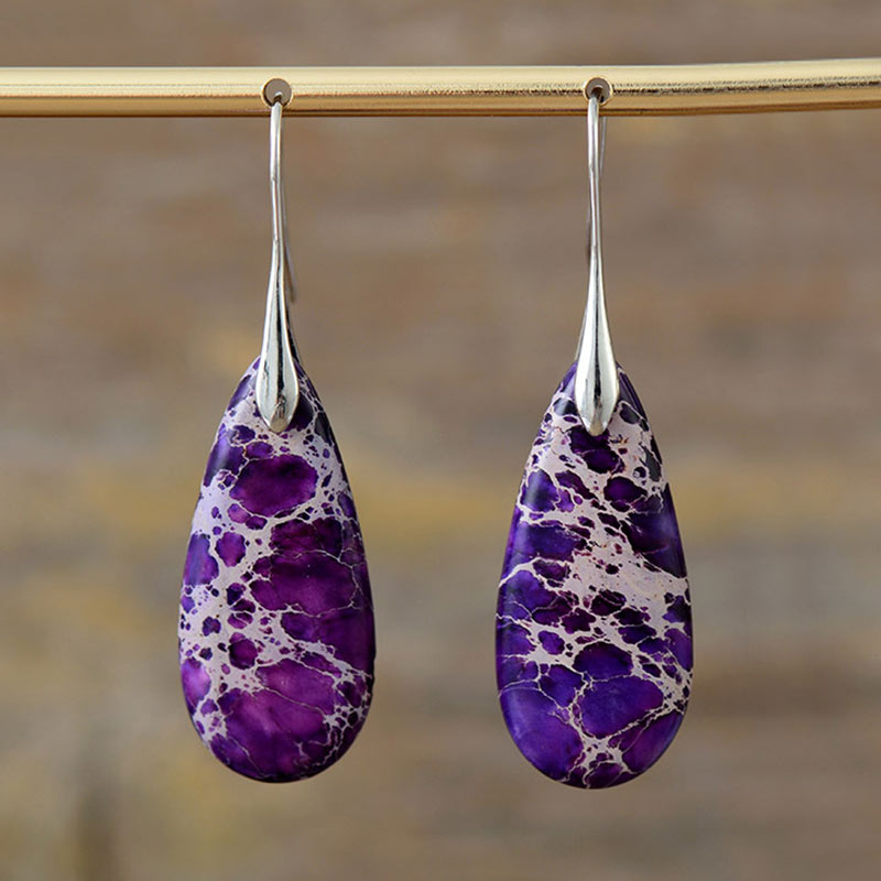Ohrringe Kaiserstein Purple Emperor Stone