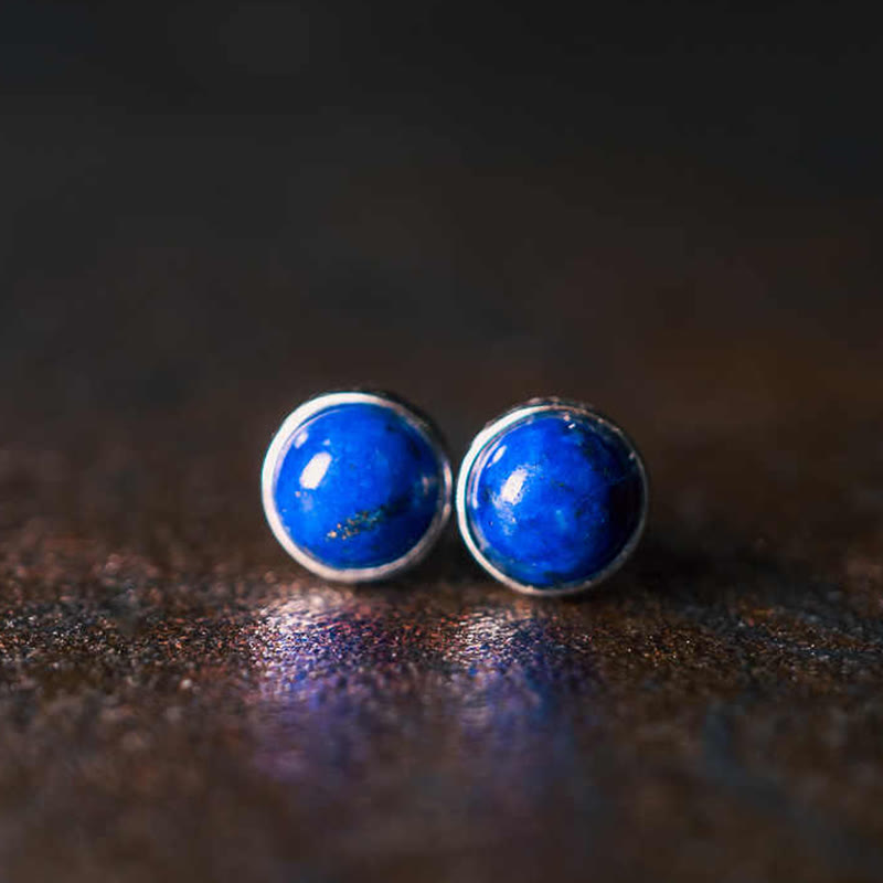 Ohrringe Lapislazuli Silber – Balance