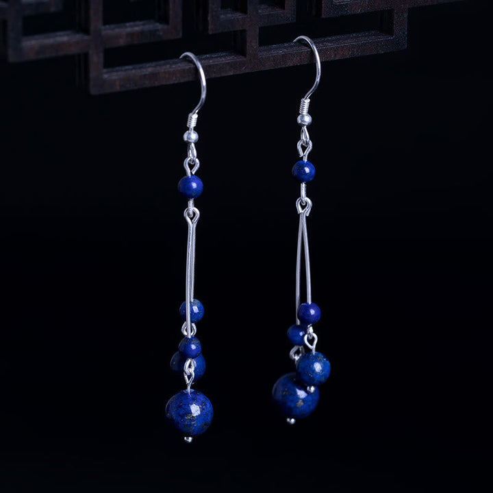 Ohrringe Lapislazuli Silber