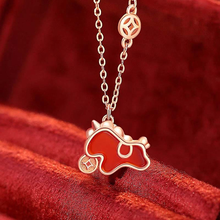Ohrringe Silber Pferd Achat – Schutz Horse Necklace