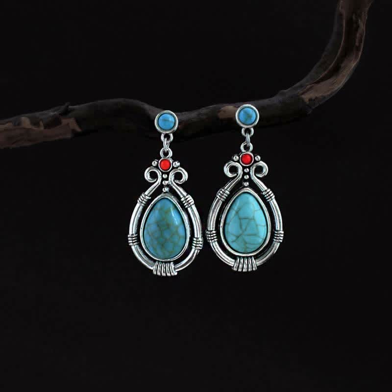 Ohrringe Türkis Tropfen – Stärke Earrings