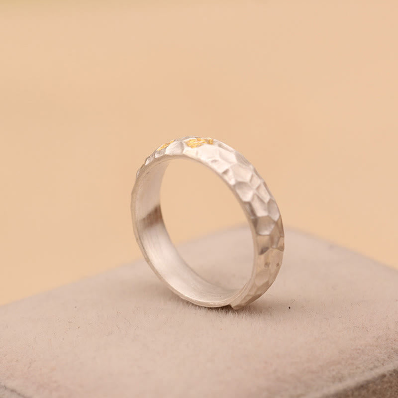 Kupfer Ring Hammer Om Mani Padme Hum Wohlstand Schutzring