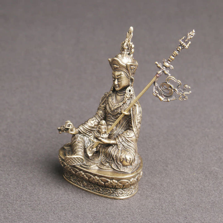 Padmasambhava Buddha Kupfer Tempel Figur Geschenk