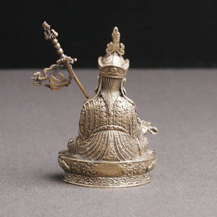 Padmasambhava Buddha Kupfer Tempel Figur Statue
