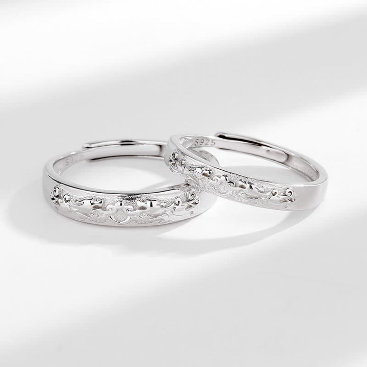 Ring 925 Silber Pixiu Balance mit Fengshui Schutz und Glück
