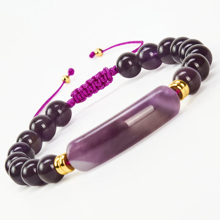 Armband Erdbeerquarz Grüner Aventurin – Positivität