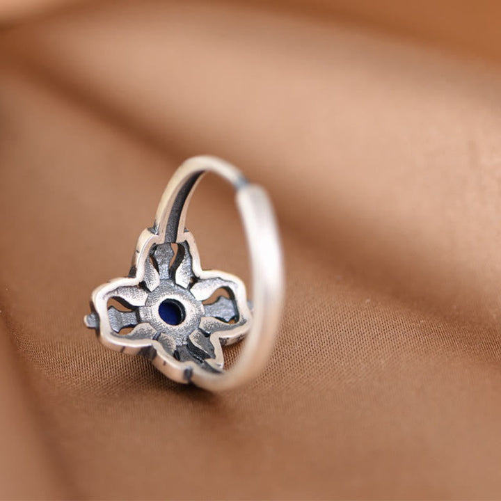 Ring 925 Silber Lapislazuli – Positivität Chakra Spiritualität Heilstein Schmuck