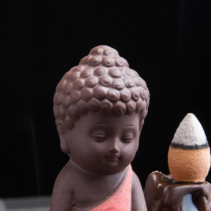 Räucherbrunnen Keramik Segen Lotus Geschenk