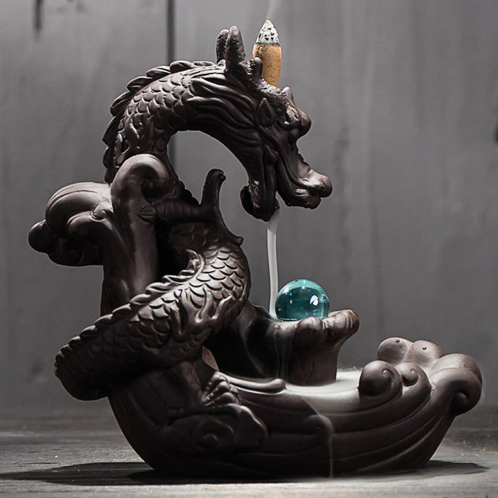 Räuchergefäß Drache Glücksbringer