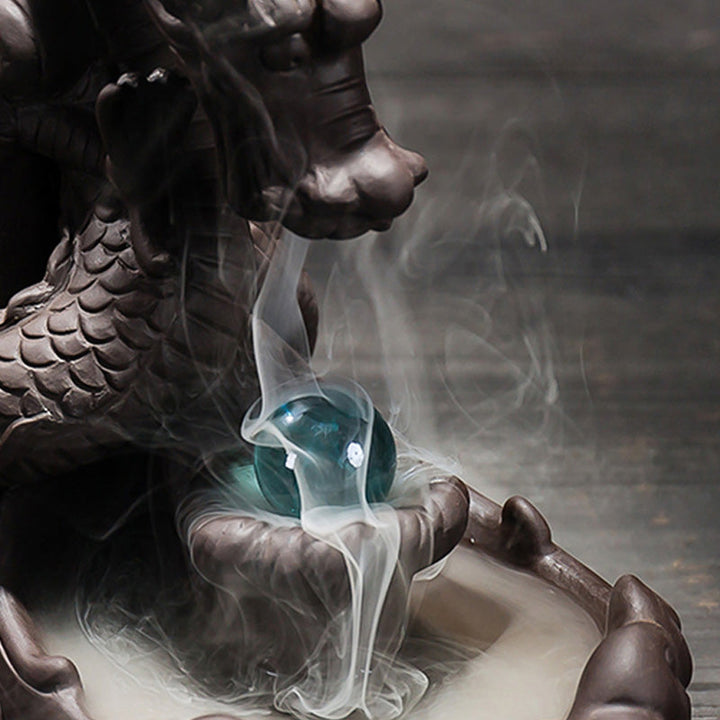 Räuchergefäß Drache Wohnzimmer