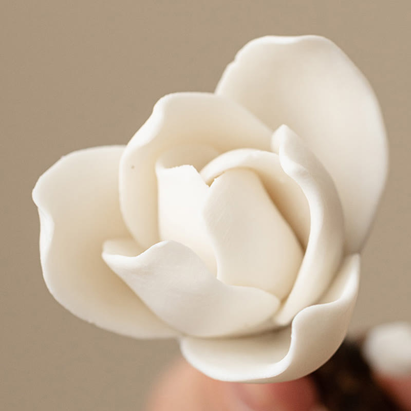 Räuchergefäß Gardenie Keramik Blüte Deko