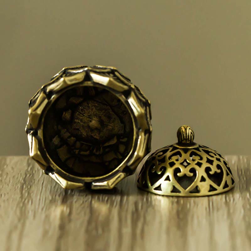 Räuchergefäß Lotus Kupfer Tibetisch Geschenk