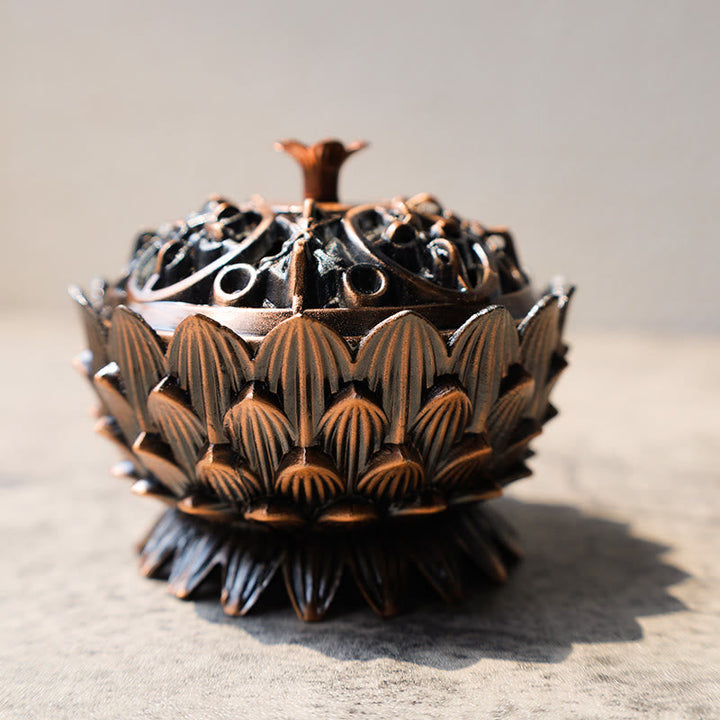 Räuchergefäß Lotus Tibetisch Glücksbringer