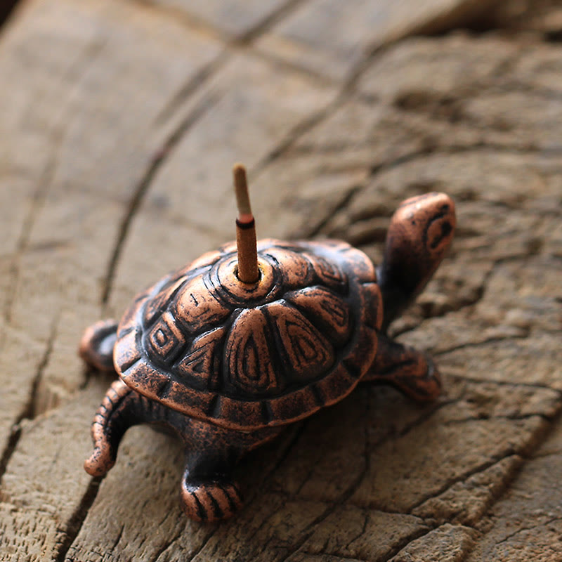 Räuchergefäß Schildkröte Schnecke Legierung Glücksbringer