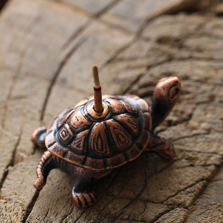 Räuchergefäß Schildkröte Schnecke Legierung Glücksbringer