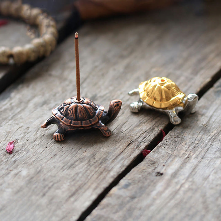 Räuchergefäß Schildkröte Schnecke Legierung