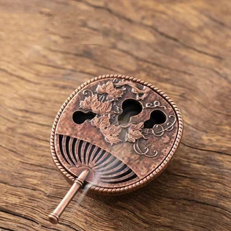 Räuchergefäße Kürbis Kupfer Mini Feng Shui