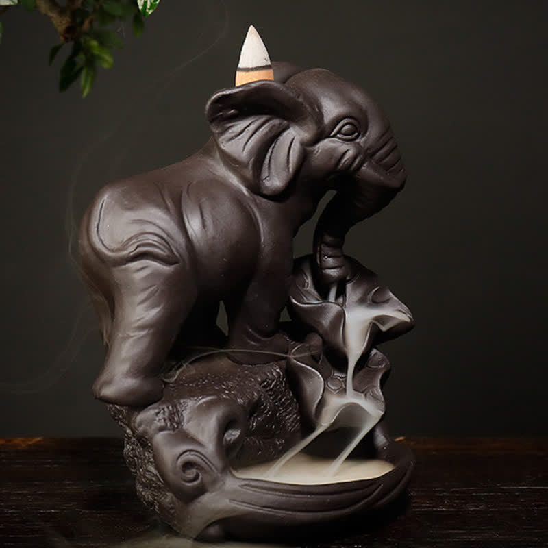 Räucherkegel Wasserfall Elefant Tibetisch Deko