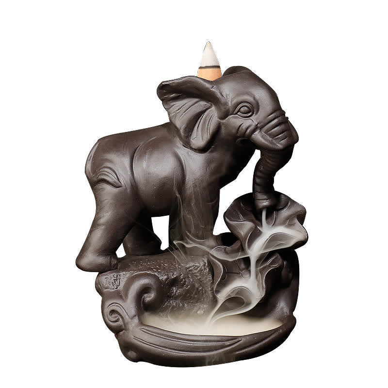Räucherkegel Wasserfall Elefant Tibetisch Statue