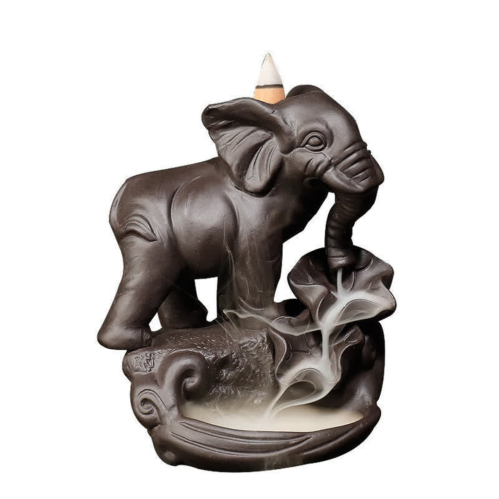 Räucherkegel Wasserfall Elefant Tibetisch Statue