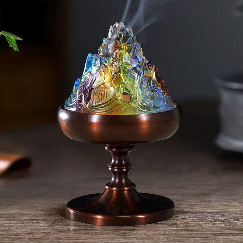 Räucherkegel Wasserfall Liuli Kristall Berg