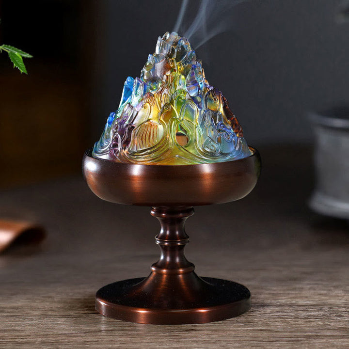 Räucherkegel Wasserfall Liuli Kristall Berg